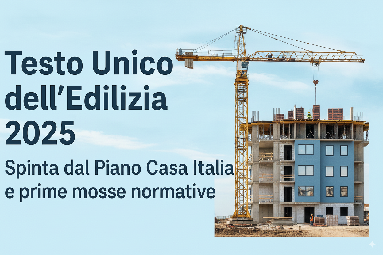 Testo Unico dell'Edilizia 2025: la riforma in arrivo con il Piano Casa Italia